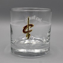 Jack Daniel&#39;s Whiskey 8 oz. Rocks Drink Glass Cleveland Cavaliers NBA Basketball - £10.17 GBP