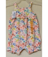 CARTER&#39;S Baby Girls 12 Months  Multicolor Ruffle Floral Rompers *NWT $!8 - £10.07 GBP
