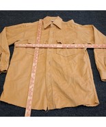 Vintage Frostproof Sanforized Flannel Shirt Adult 16 Tan 70s Mens Chamois - £36.95 GBP