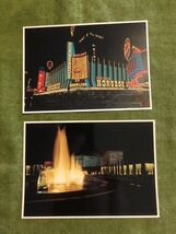 Vintage Las Vegas Post Cards Fremont Street, Caesar's Palace 1970's - $8.64