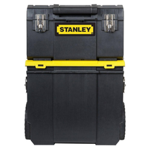Stanley 3-in-1 Detachable Rolling Mobile Tool Box Lockable Storage Organizer - £47.37 GBP