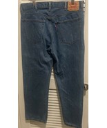 Levi&#39;s 505 Regular Fit Straight Leg Jeans Men&#39;s 38x30 Blue Denim - $17.99