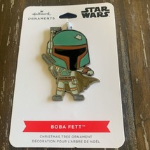 Hallmark Disney Star Wars Bounty Hunter Bob Fett Christmas Tree Ornament Metal - $14.00