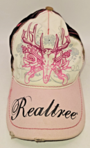 TEAM Realtree Camo Pink Trim Womens Mesh Trucker hat deer hunting PARAMOUNT - £6.19 GBP