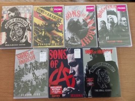Sons of Anarchy The Complete Series DVD 1-7 Sealed except 1 Motorcycle Biker - £36.60 GBP