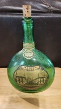 Vintage Mateus Rose Green Glass Bottle - $24.65