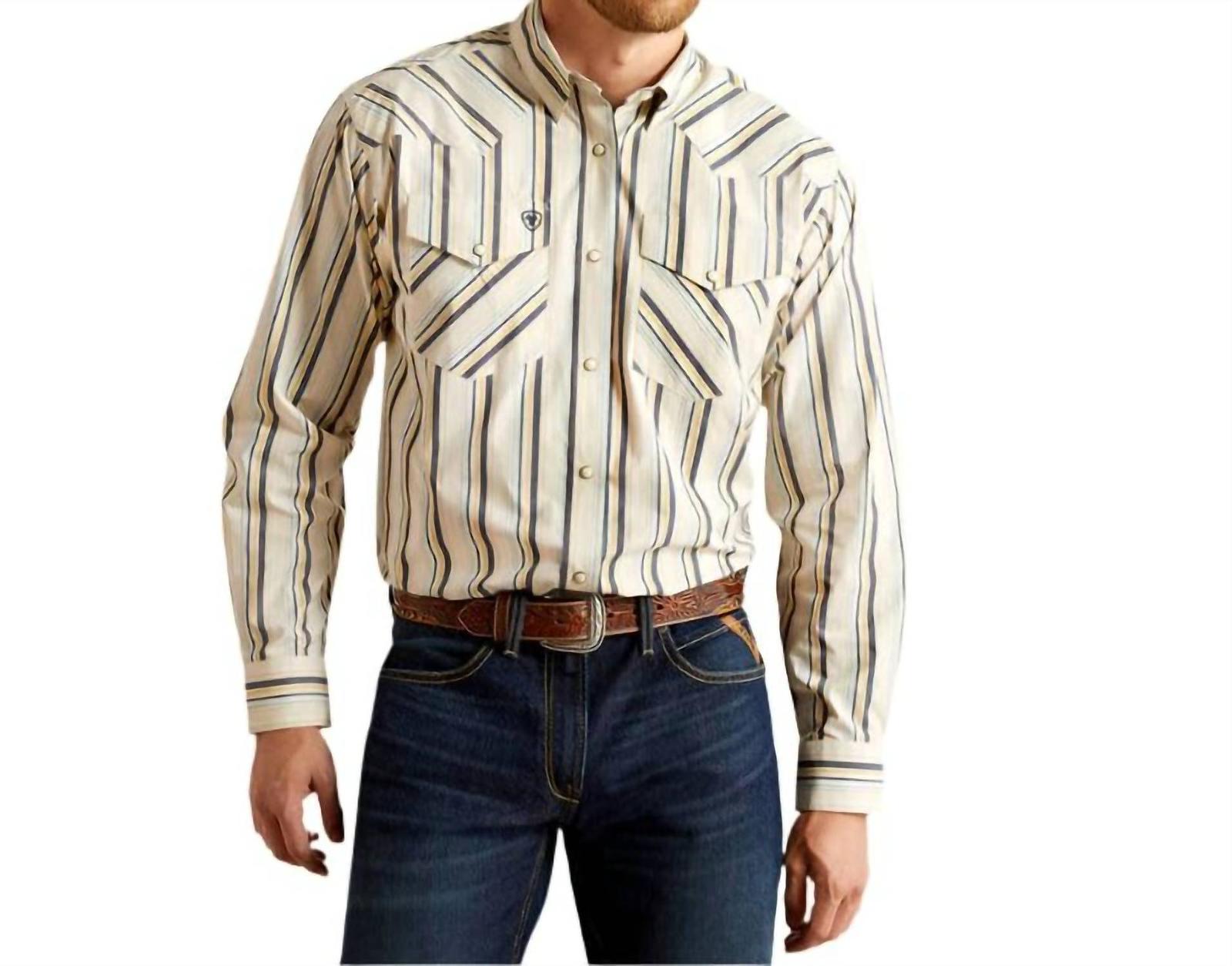 Ariat Finnley Classic Fit Shirt Cream - $59.00