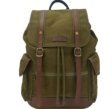 Racing Green British Style RG Wilcox Rucksack Mens Olive Green Backpack - £157.08 GBP