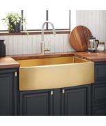 Signature Hardware 441076 Atlas 30&quot; Farmhouse Single Basin Stainless Steel - $494.01
