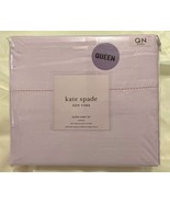 NEW Kate Spade Queen Sheet Set Weston Solid Pink 100% Cotton Sateen 300ct - £75.19 GBP