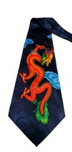 Royal Dragon Ball All Around Animal Cartoon Neck Tie Chinese New Year men&#39;s tie - £9.56 GBP