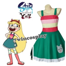 Star Vs the Forces of Evil Star Butterfly Dress Cosplay Costume custom made - $70.50