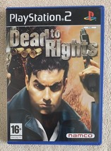 Dead to Rights PS2 PAL CIB Complete Disc Manual Case Namco English Black Label - $69.99