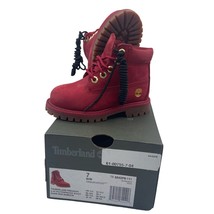 Timberland Premium 6in Waterproof Dark Res Nubuck Boots Toddler 7 - $54.44