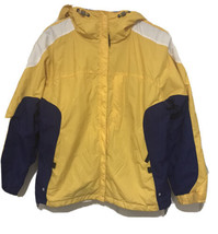 Vintage Columbia Womens Winter Ski Snow Jacket Yellow Fleece Sz M F02 XL... - £24.03 GBP