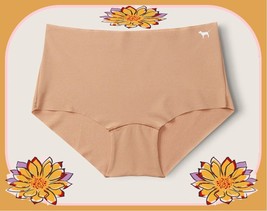 S  NOSHOW  Light Sand Beige LowRise Victorias Secret PINK Boyshort Brief Pantie - £8.40 GBP