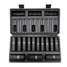 VEVOR 1/2&quot; Drive Impact Socket Set, 13 Piece Deep Socket Set Metric 10-24mm, 6 P - £48.76 GBP