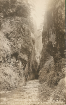 RPPC Postcard Oneonta Gorge Columbia River Highway Oregon Cross Dimmitt - £3.77 GBP