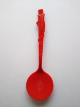 Peanut Vintage Red Plastic Serving Spoon 1950s Planters Peanuts Kitchenware - $8.90