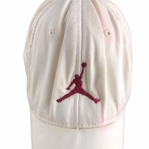 Air Jordan Jumpman Nike Cap White Red Logo Baseball Fitted Hat Flexfit S... - £21.99 GBP
