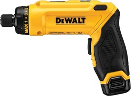 Gyroscopic, Two-Battery, Electric Dewalt 8V Max Cordless Screwdriver Kit - $154.94