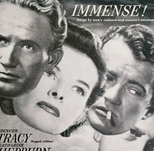 1947 Sea Of Grass Katharine Hepburn Movie Advertisement Spencer Tracy DW... - $29.99