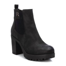 Xti women&#39;s ankle suede booties in Black - size 9 - $92.07