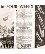1930 Conn Band Instruments Official Boy Scout Bugles Advertisement Music... - $552.28 MXN