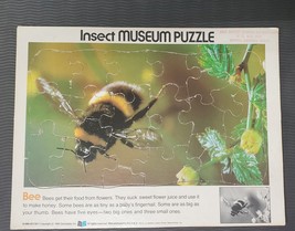 Vintage Scholastic Puzzle 1984 Insect Museum  Honey Bee - $9.50