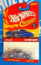 Hot Wheels 2006 Classics Series 2 #19 &#39;40 Ford Coupe Chrome w/ WL5SPs - £7.19 GBP