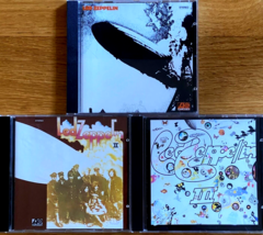 LOT OF 3 Led Zeppelin CDS 1 [1994], II &amp; III  [Atlantic] - £20.33 GBP