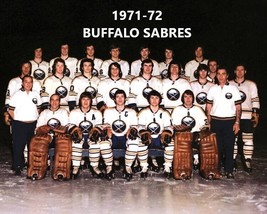 1971-72 BUFFALO SABRES TEAM 8X10 PHOTO HOCKEY PICTURE NHL - £3.91 GBP