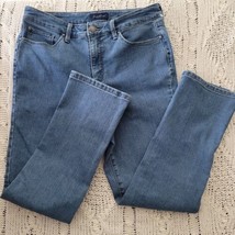Charter Club Lexington Straight Denim Jeans Women&#39;s 10S Blue Cotton Blend - £10.85 GBP