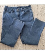 Charter Club Lexington Straight Denim Jeans Women&#39;s 10S Blue Cotton Blend - £10.85 GBP