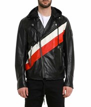 13 Reasons Why S04 Zach Dempsey Genuine Biker Style Leather Jacket - £87.31 GBP