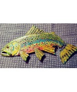 &quot;Brown Trout&quot;,Single Side Carving, 15 Inch ,**Fall Colors** For Sale, 2020 - £29.68 GBP
