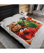 Muppet Show Throw Blanket, Miss Piggy Velveteen Plush Blanket, Beaker, K... - $28.34+