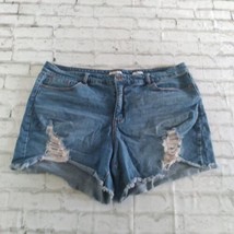 Sofia Jeans by Sofia Vergara Women Shorts 20 Blue Lila Shorts Distressed... - $19.88