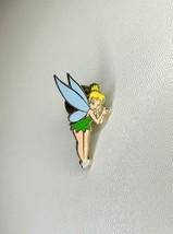 Disney Peter Pan Tinker Bell Blue Wings Pin Vintage Older Pin Back Trading - £4.69 GBP