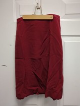 Harold&#39;s Pencil Skirt Red. Short Slit in Back. Size 10 - £7.08 GBP