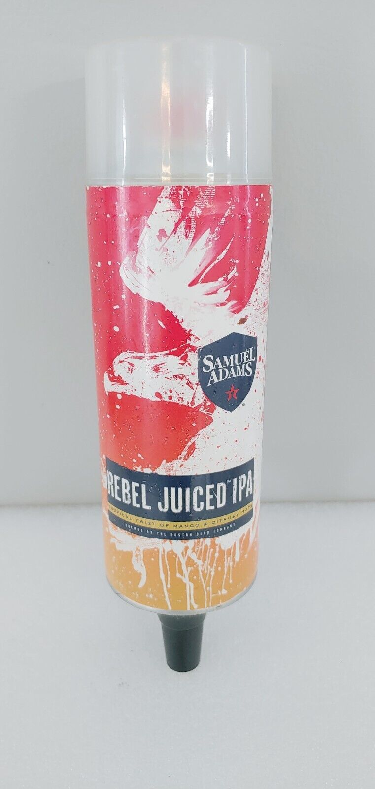 Sam Samuel Adams Rebel Juiced Spray Paint Can Graffiti 10&quot; Draft Beer Ta... - $21.00