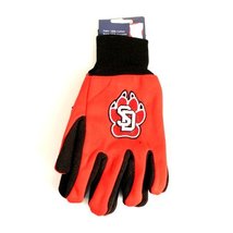 WinCraft South Dakota Coyotes Red Black Knit Jersey Utility Gripping Adult Glove - $9.46