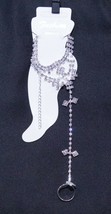 New Wedding Rhinestone Foot Jewelry 2 Anklets - £20.33 GBP