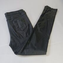 AA Apperloth Women's Faux Leather Pants Skinny Black Pants Size XL (32×28.5) image 2