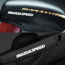 MazdaSpeed Logo Mirror Handle Decals Stickers Premium Quality 5 Colors MPS MX-5 - £8.76 GBP