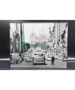 Vtg Photograph Albany NY State Street Capital History Mansion Advertisin... - €34,43 EUR