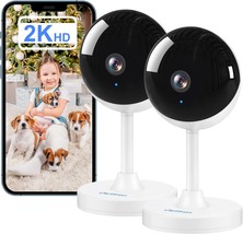 Owltron 2K Indoor Security Camera: This 2-Pack Of 2.4Ghz Wifi Cameras Is... - $44.95