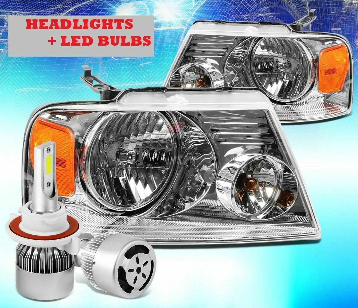 GULF STREAM INDEPENDENCE 2005 2006 HEADLIGHTS HEAD LIGHT LAMP PAIR + LED... - $173.25