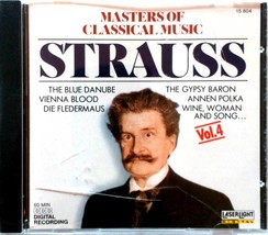 Masters of Classical Music Volume 4: Johann Strauss [CD 1990, Laserlight 15 804] - £0.89 GBP