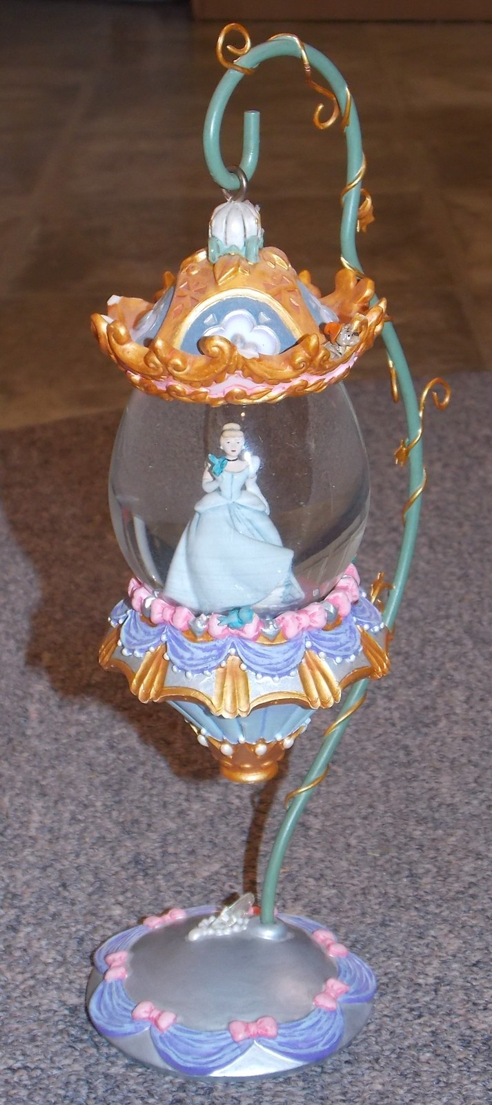 Disney Cinderella Hanging Snow Globe and Vine Stand - £87.92 GBP
